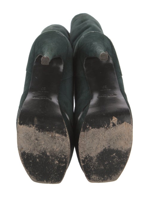 Yves Saint Laurent Rive Gauche Suede Boots