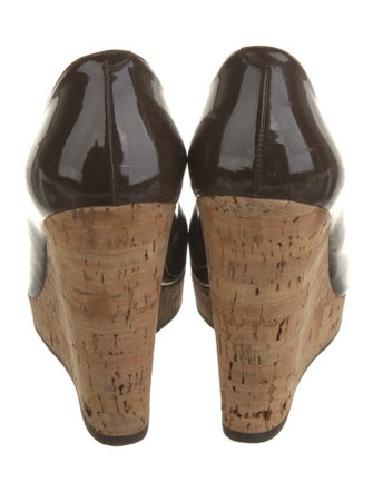 Yves Saint Laurent Rive Gauche Patent Leather Pumps