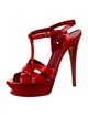 Yves Saint Laurent Leather T-Strap Pumps