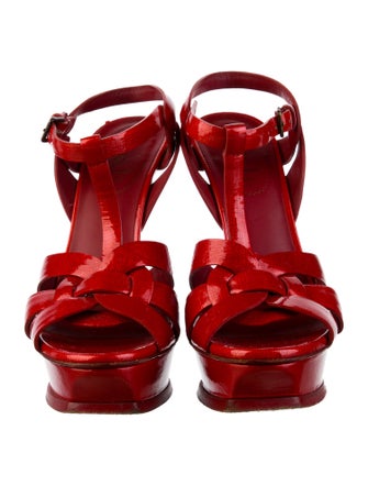 Yves Saint Laurent Leather T-Strap Pumps