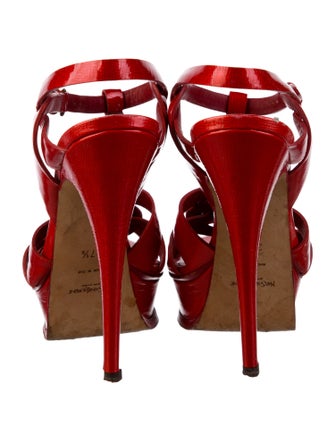 Yves Saint Laurent Leather T-Strap Pumps