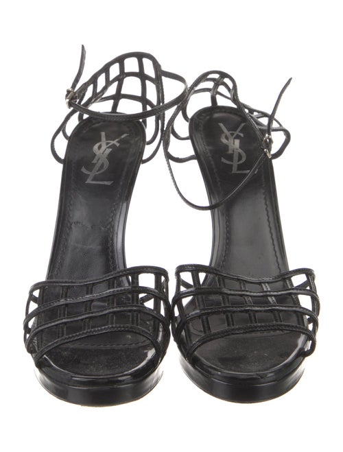 Yves Saint Laurent Patent Leather Sandals