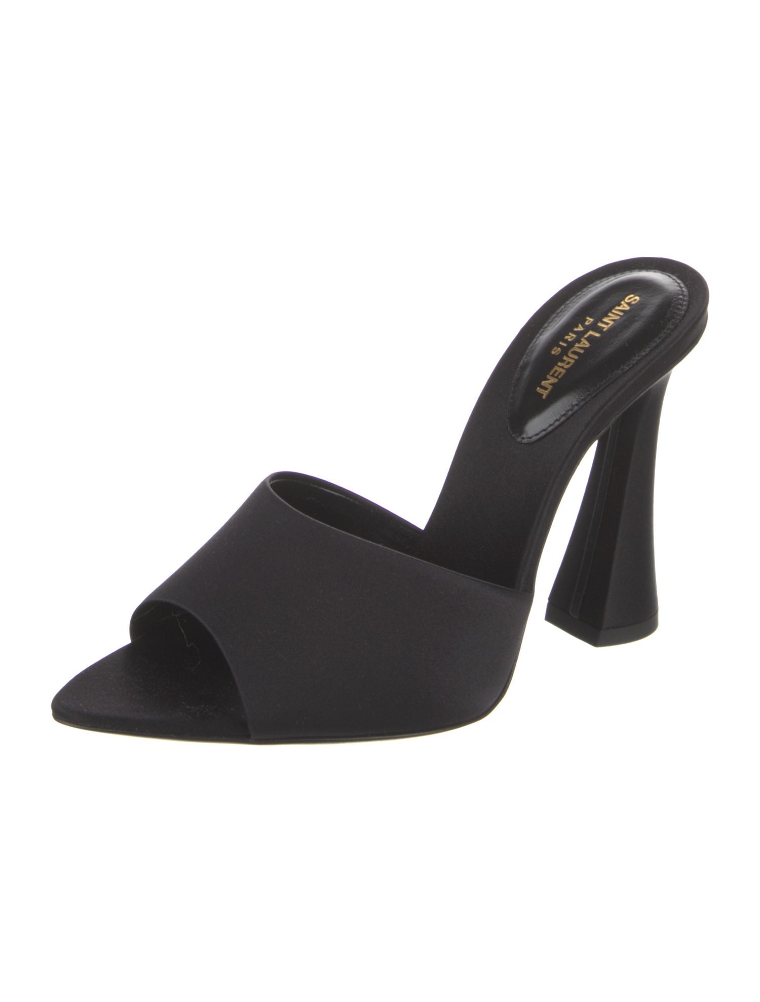 Yves Saint Laurent Leather Slides