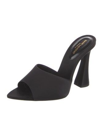 Yves Saint Laurent Leather Slides