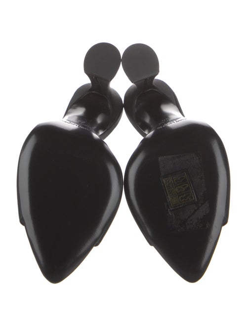 Yves Saint Laurent Leather Slides