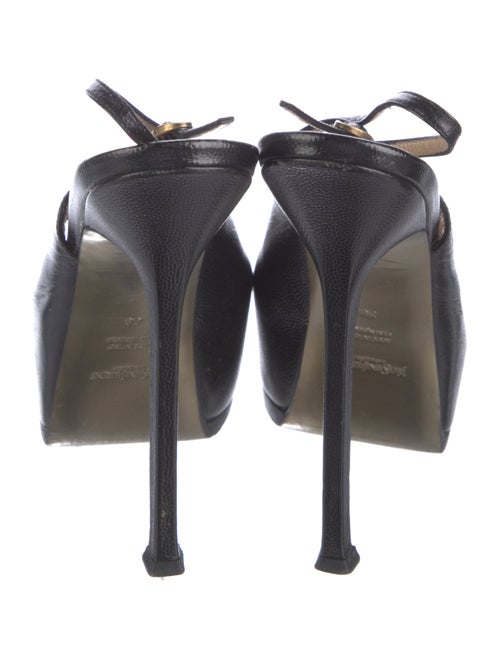 Yves Saint Laurent Leather Slingback Pumps