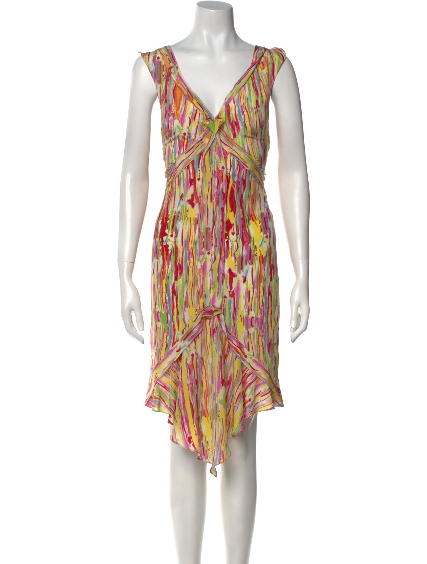 Yves Saint Laurent Rive Gauche Vintage Midi Length Dress