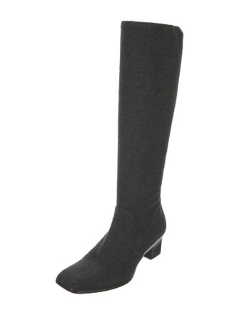 Yves Saint Laurent Wool Riding Boots