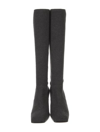Yves Saint Laurent Wool Riding Boots