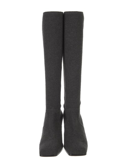 Yves Saint Laurent Wool Riding Boots