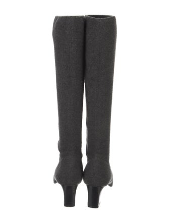 Yves Saint Laurent Wool Riding Boots