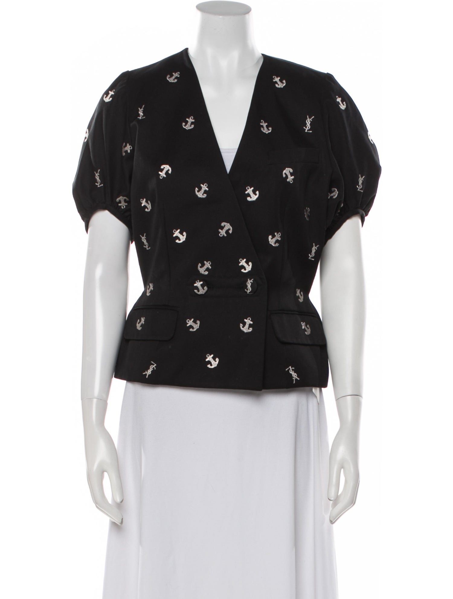 Yves Saint Laurent Patterned Evening Jacket