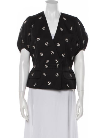 Yves Saint Laurent Patterned Evening Jacket