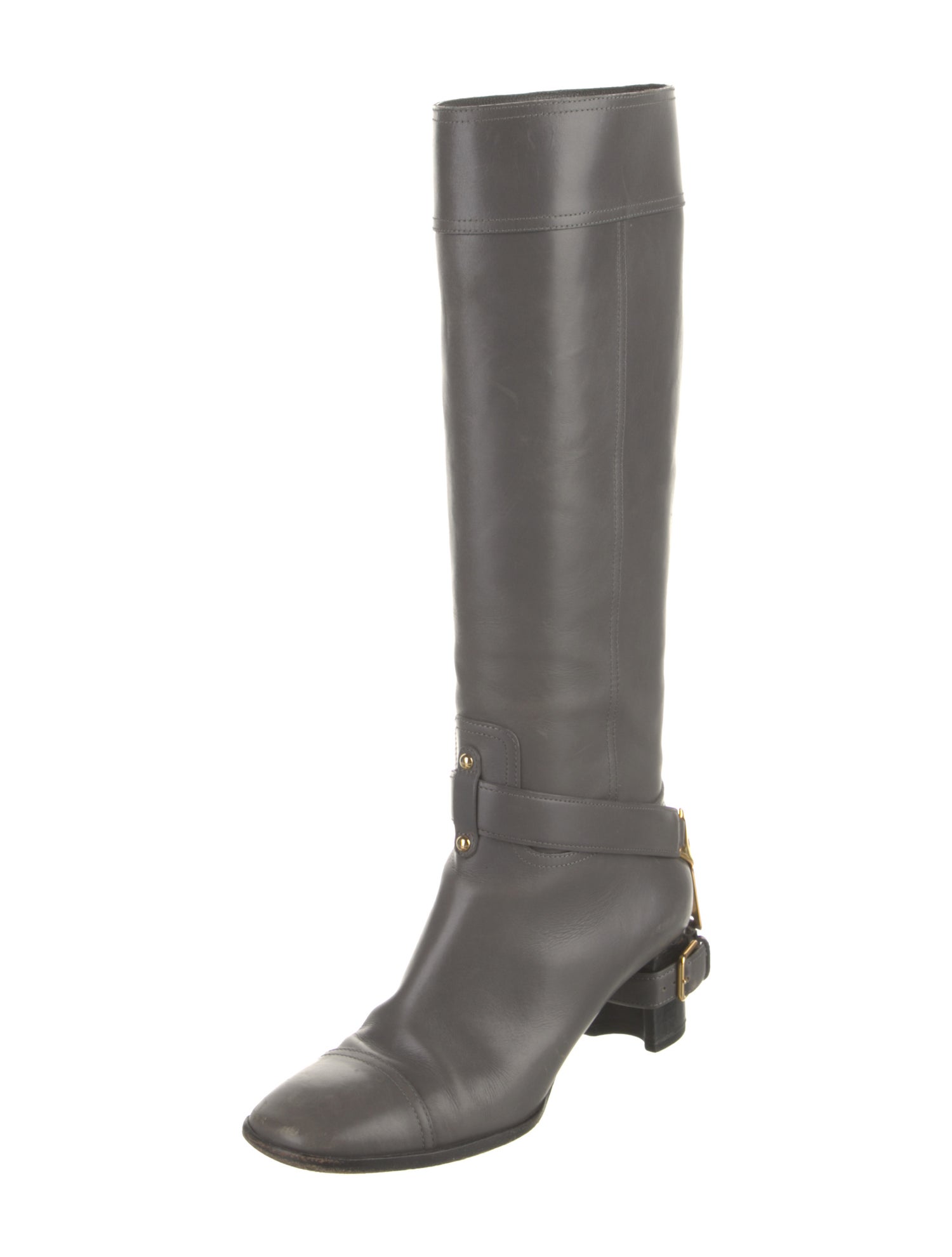 Yves Saint Laurent Leather Riding Boots