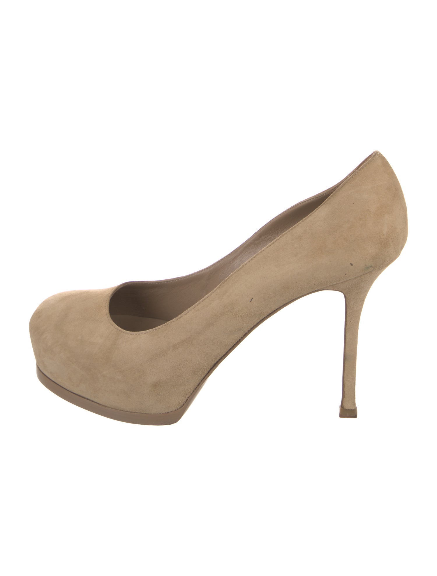 Yves Saint Laurent Rive Gauche Suede Pumps