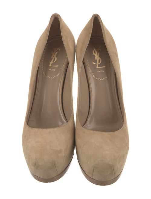 Yves Saint Laurent Rive Gauche Suede Pumps