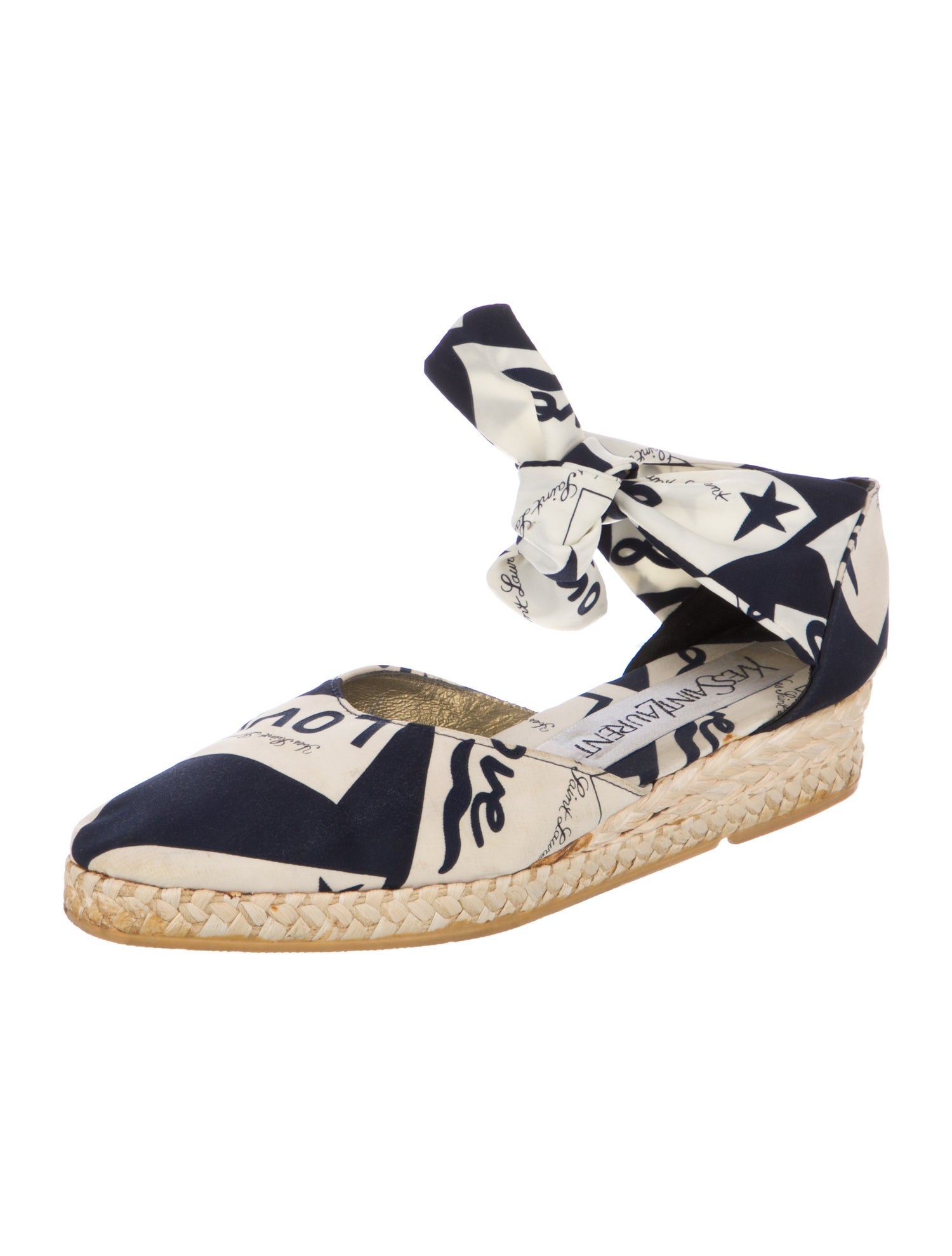 Yves Saint Laurent Printed Espadrilles