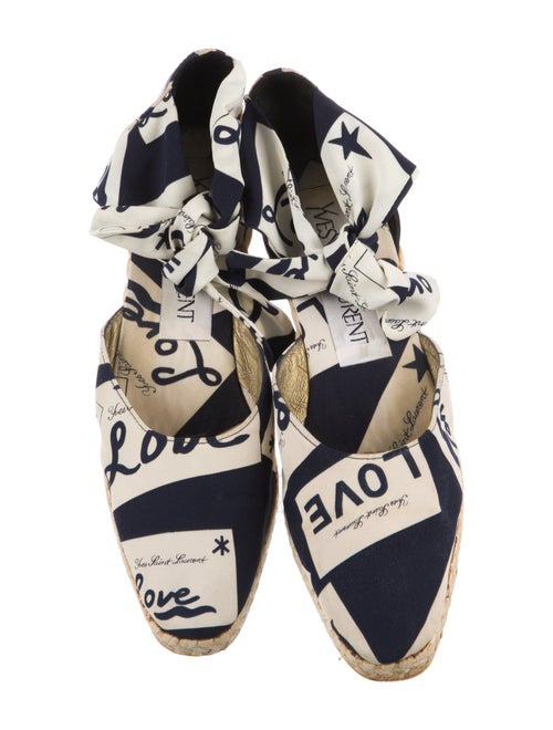 Yves Saint Laurent Printed Espadrilles