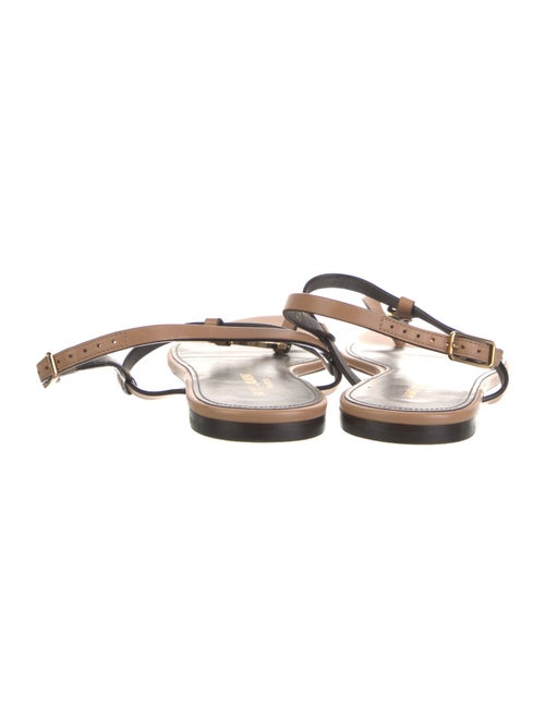 Yves Saint Laurent Leather T-Strap Sandals