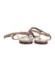 Yves Saint Laurent Leather T-Strap Sandals