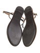 Yves Saint Laurent Leather T-Strap Sandals