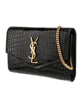 Yves Saint Laurent Embossed Leather Saint Laurent Uptown 2022