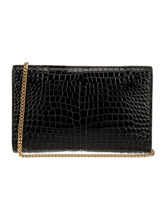 Yves Saint Laurent Embossed Leather Saint Laurent Uptown 2022