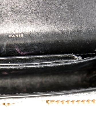 Yves Saint Laurent Embossed Leather Saint Laurent Uptown 2022