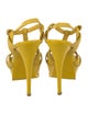 Yves Saint Laurent Leather T-Strap Sandals