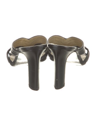 Yves Saint Laurent Leather Slides