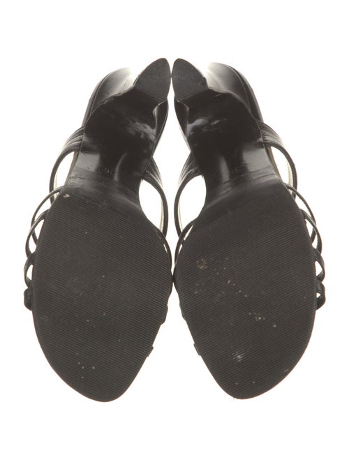 Yves Saint Laurent Leather Slides