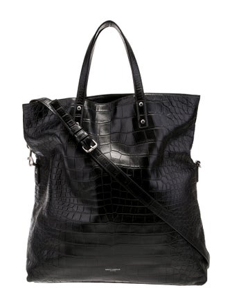 Saint Laurent Tote Bag Crocodile Ethan