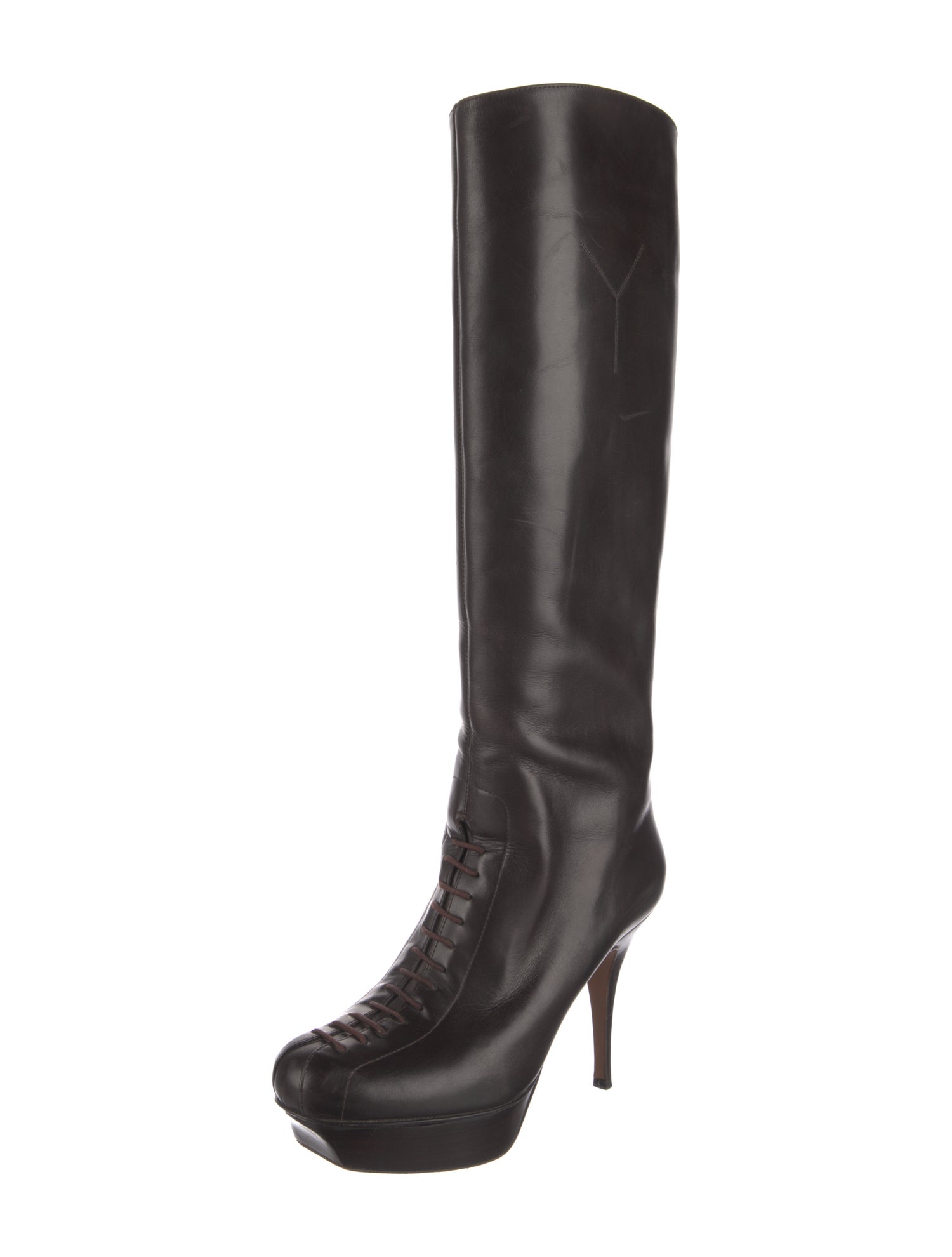 Yves Saint Laurent Leather Boots