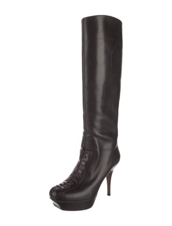 Yves Saint Laurent Leather Boots