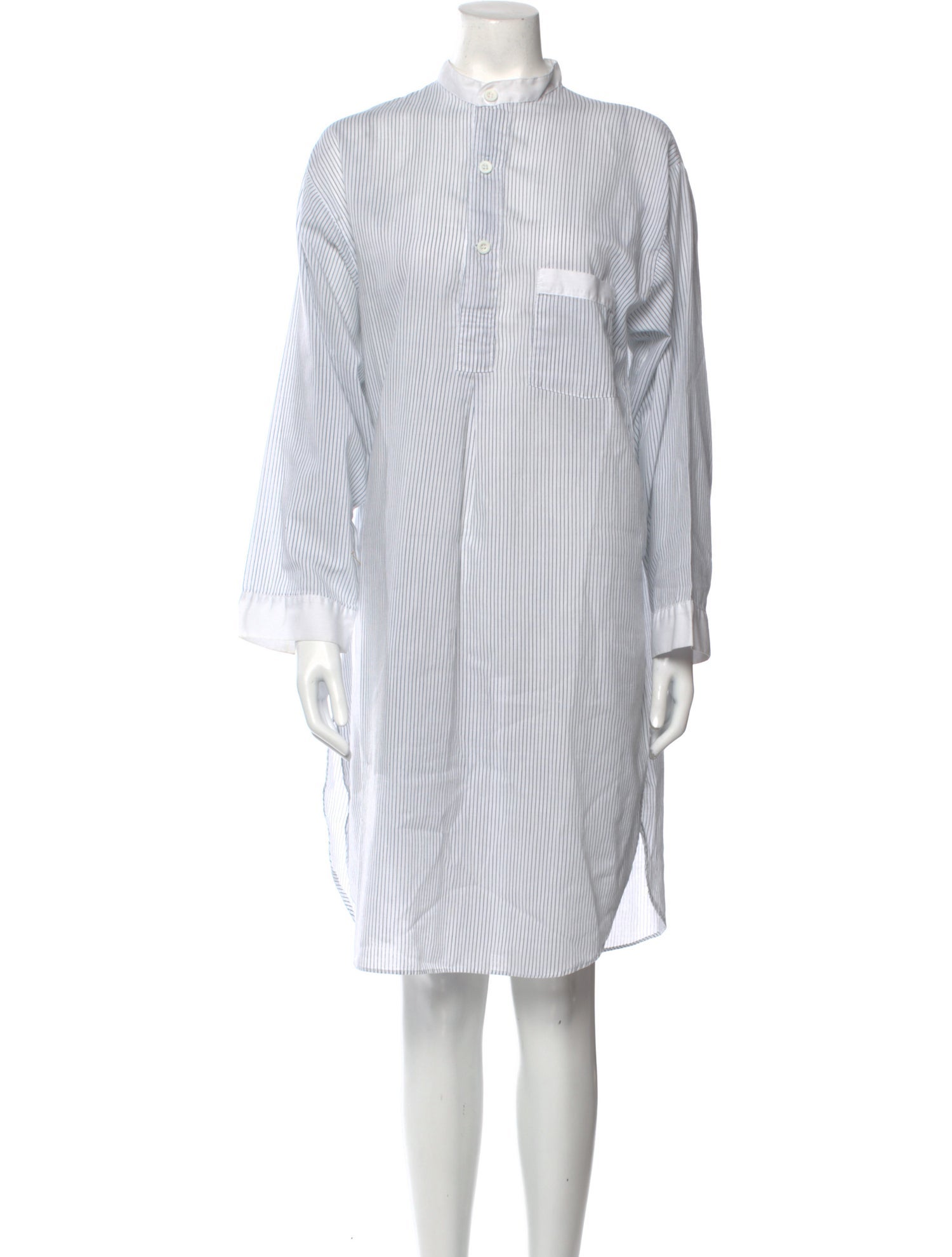 Yves Saint Laurent Striped Knee-Length Dress