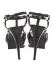 Saint Laurent Patent Leather T-Strap Sandals