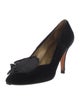 Yves Saint Laurent Velvet Pumps