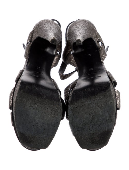 Yves Saint Laurent Leather T-Strap Sandals