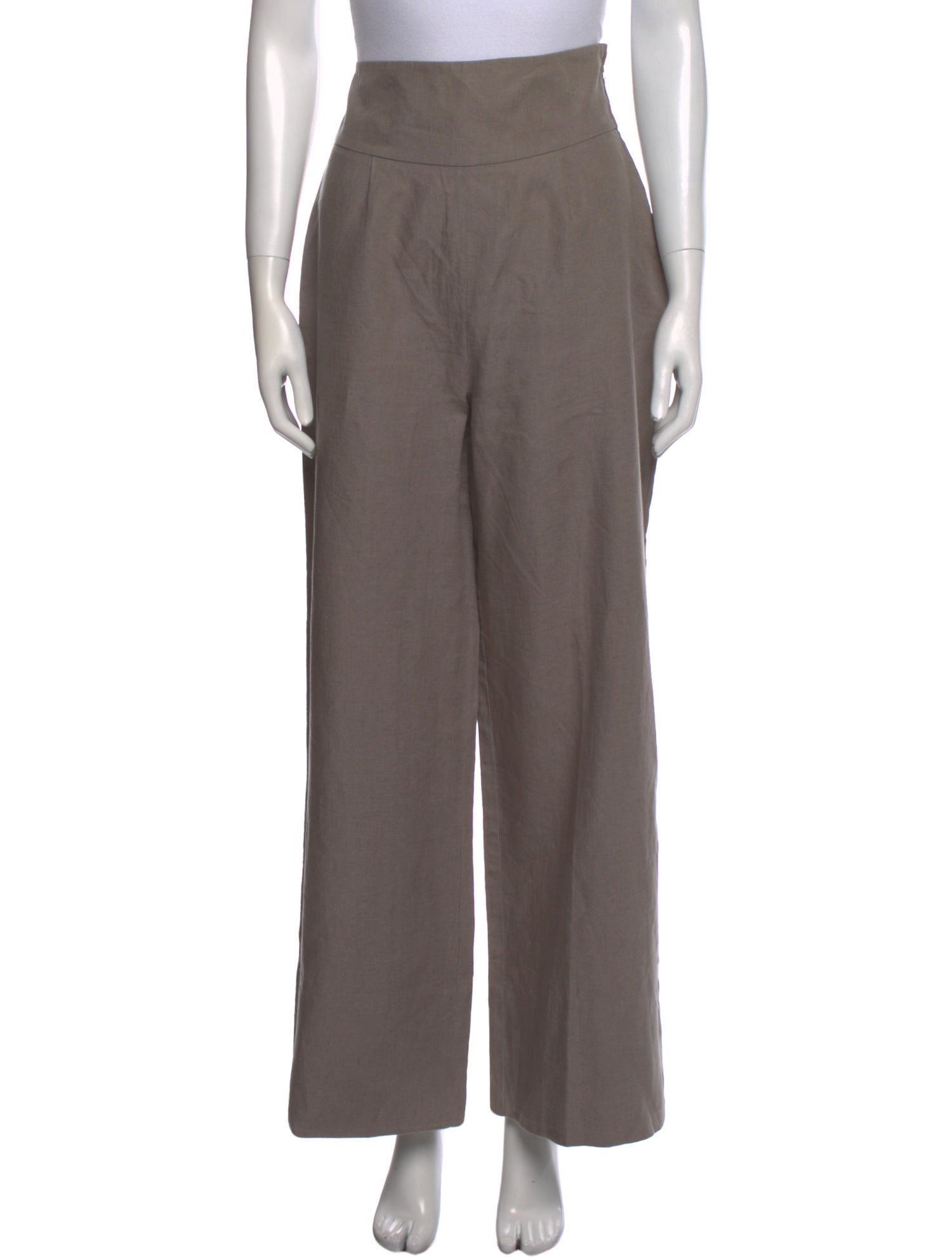 Yves Saint Laurent Linen Wide Leg Pants