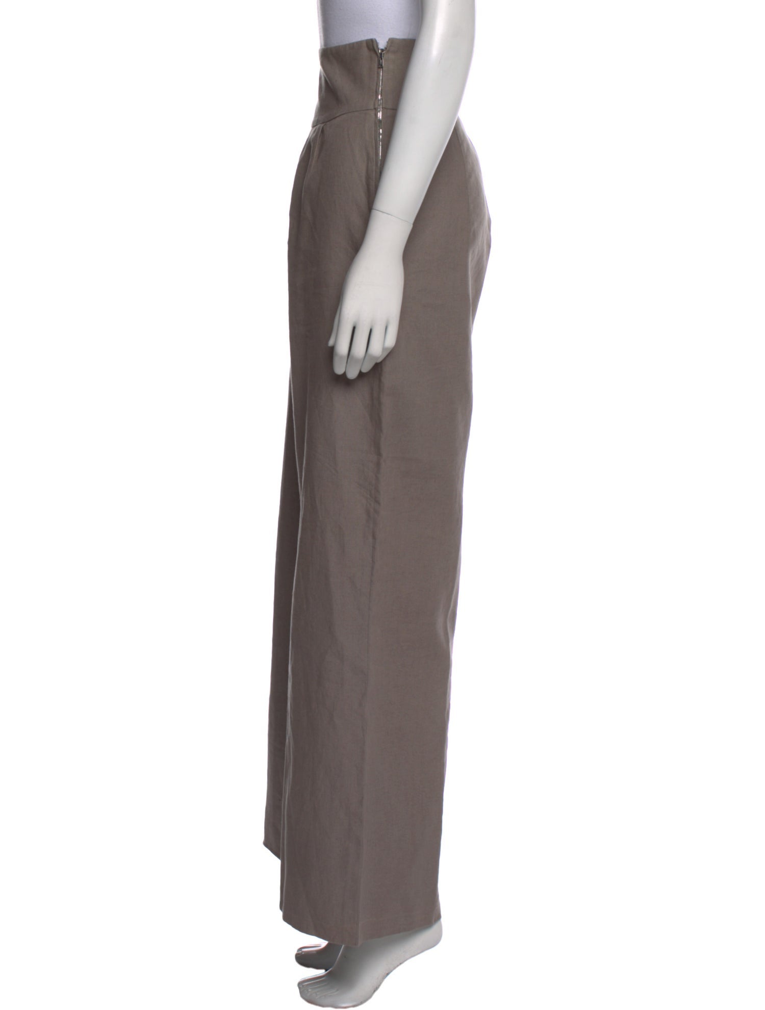 Yves Saint Laurent Linen Wide Leg Pants