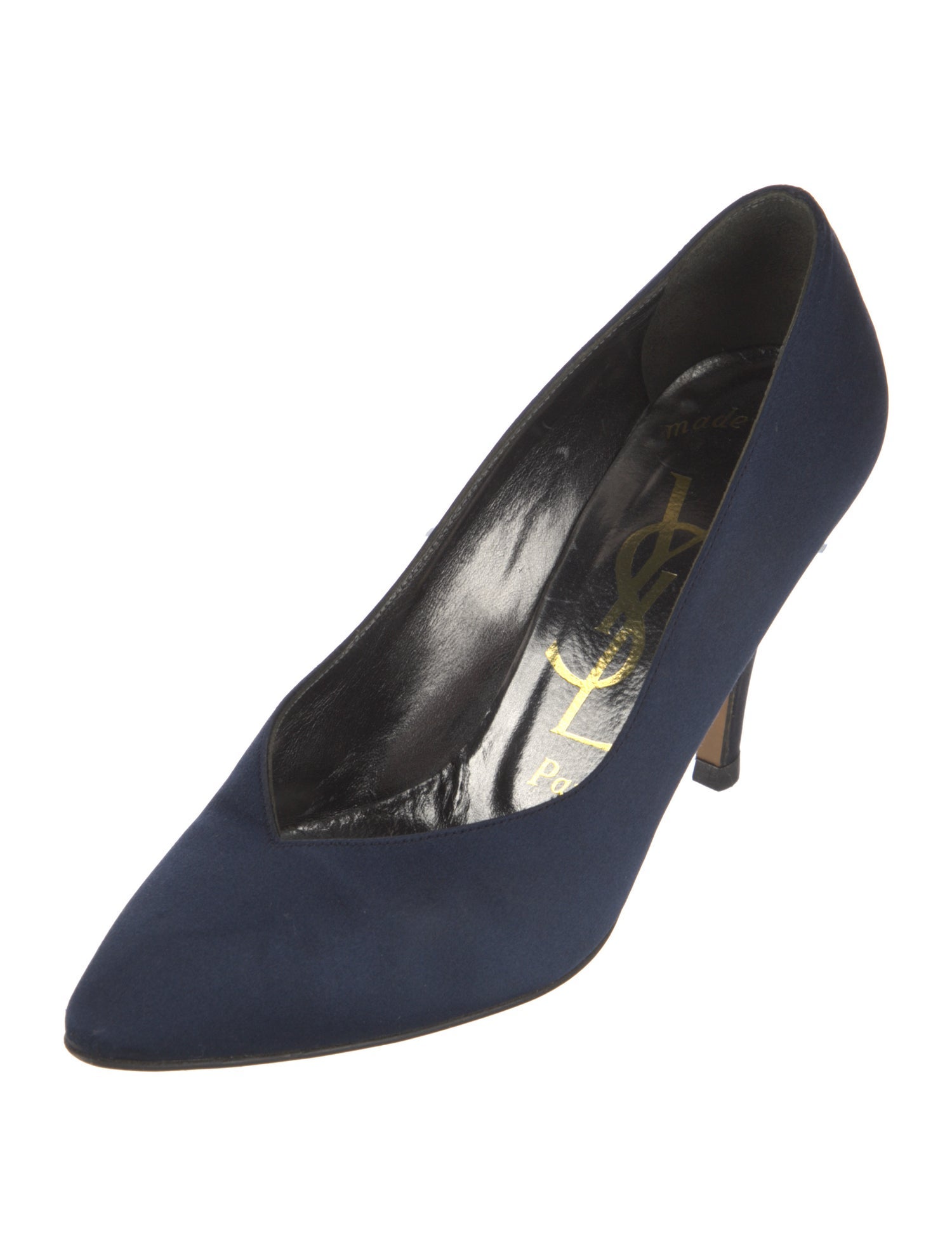 Yves Saint Laurent Vintage Satin Pumps