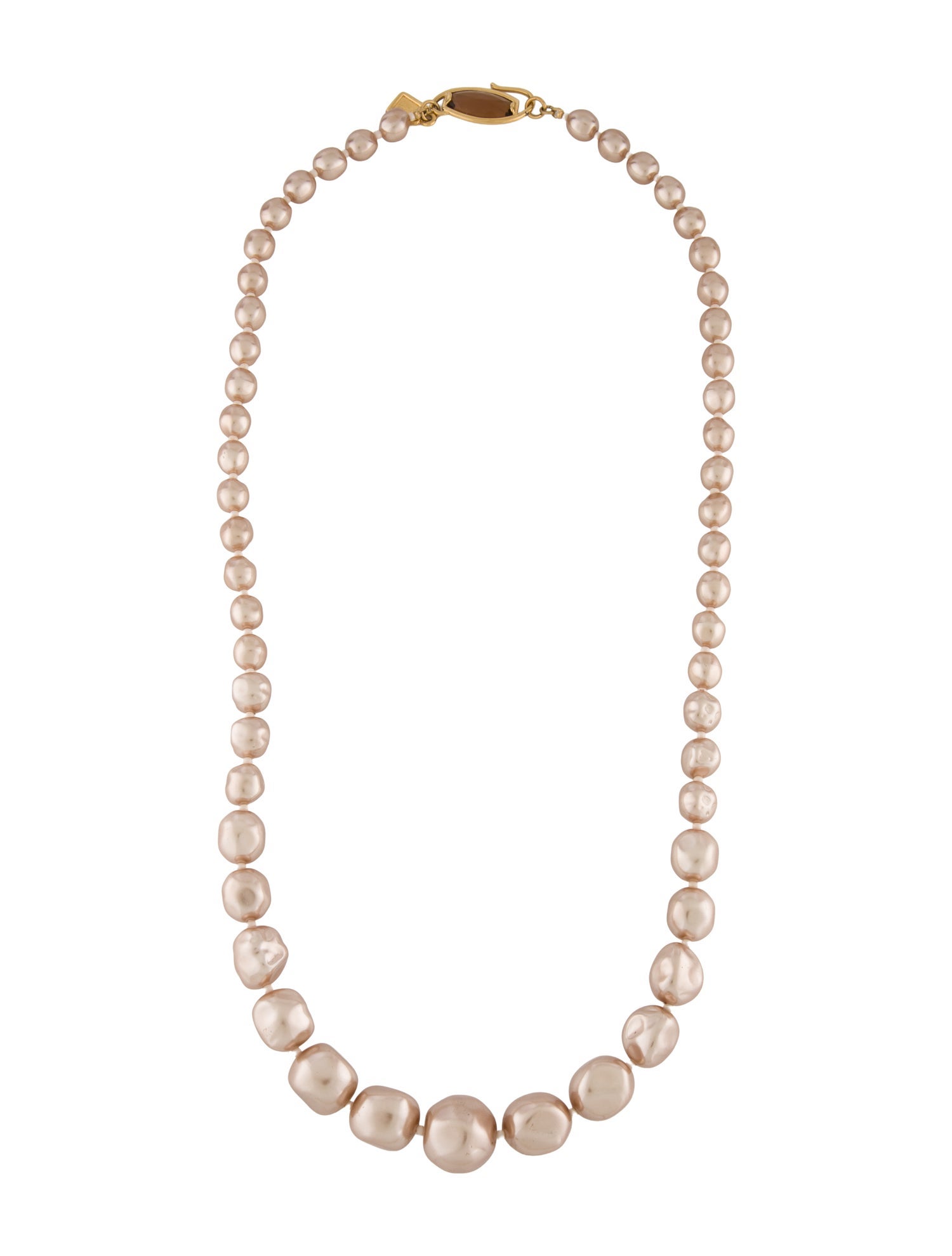 Yves Saint Laurent Faux Pearl Vintage Collar Necklace