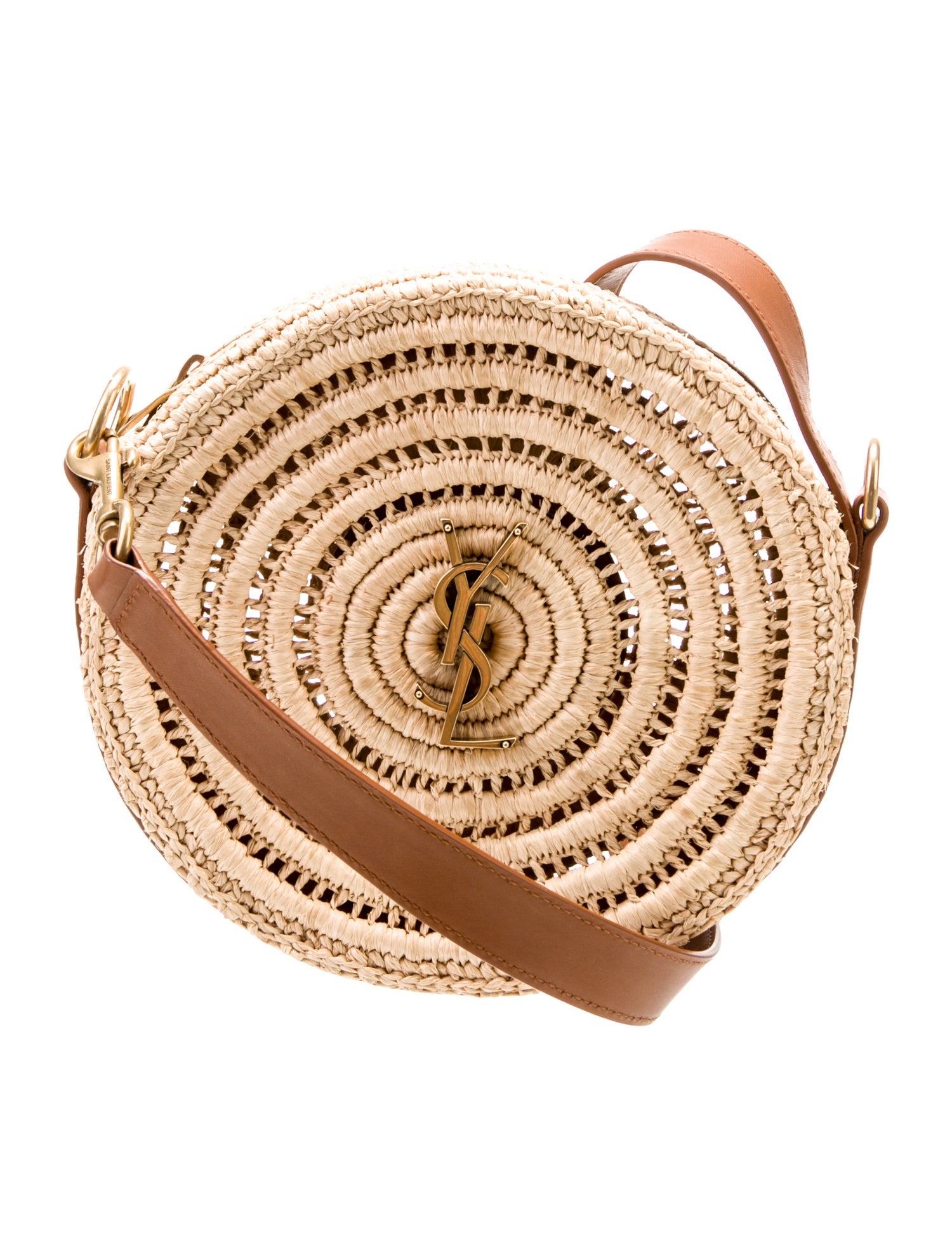 Yves Saint Laurent Raffia Crossbody Bag 2023