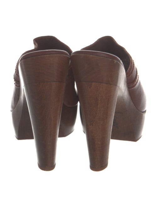 Yves Saint Laurent Leather Slides