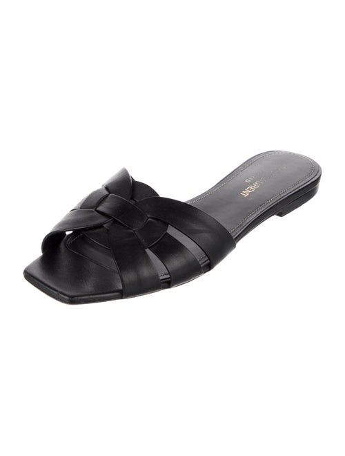 Saint Laurent Leather Slides