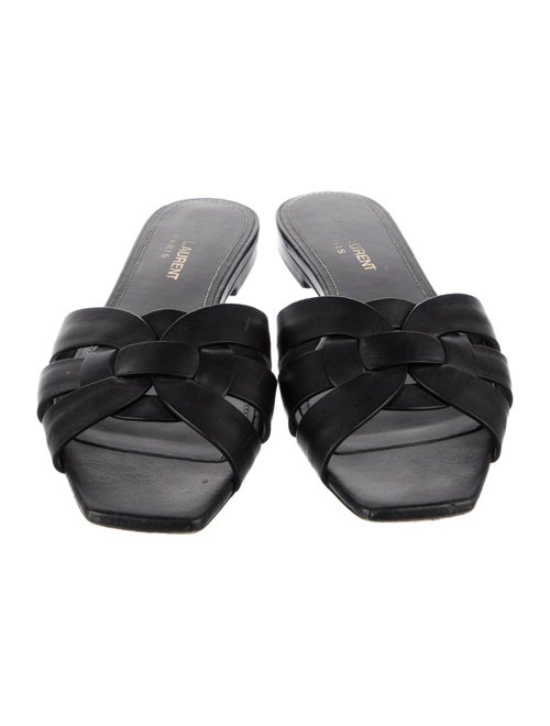 Saint Laurent Leather Slides