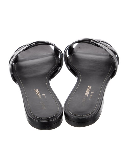 Saint Laurent Leather Slides