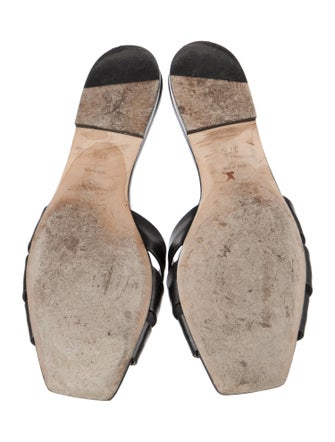 Saint Laurent Leather Slides