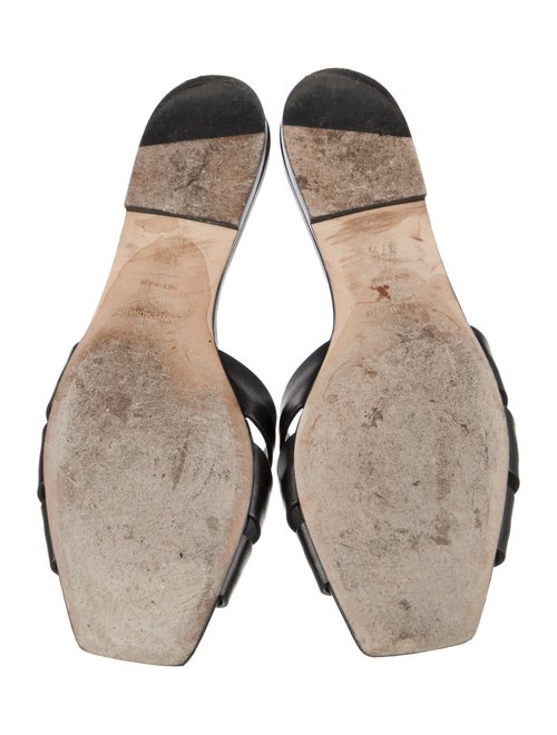 Saint Laurent Leather Slides