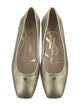 Yves Saint Laurent Leather Lasercut Accents Ballet Flats